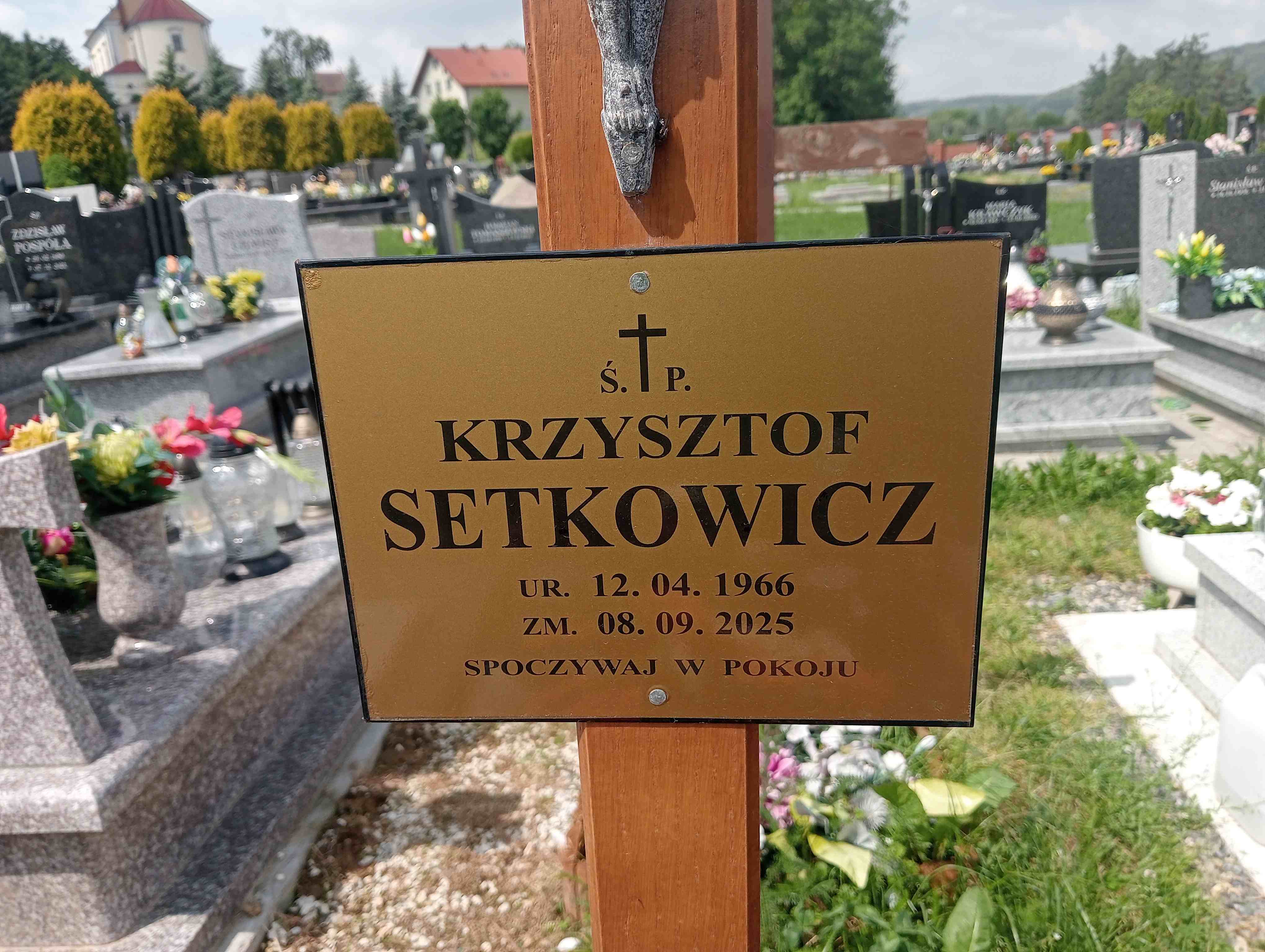 Grób Krzysztof Setkowicz