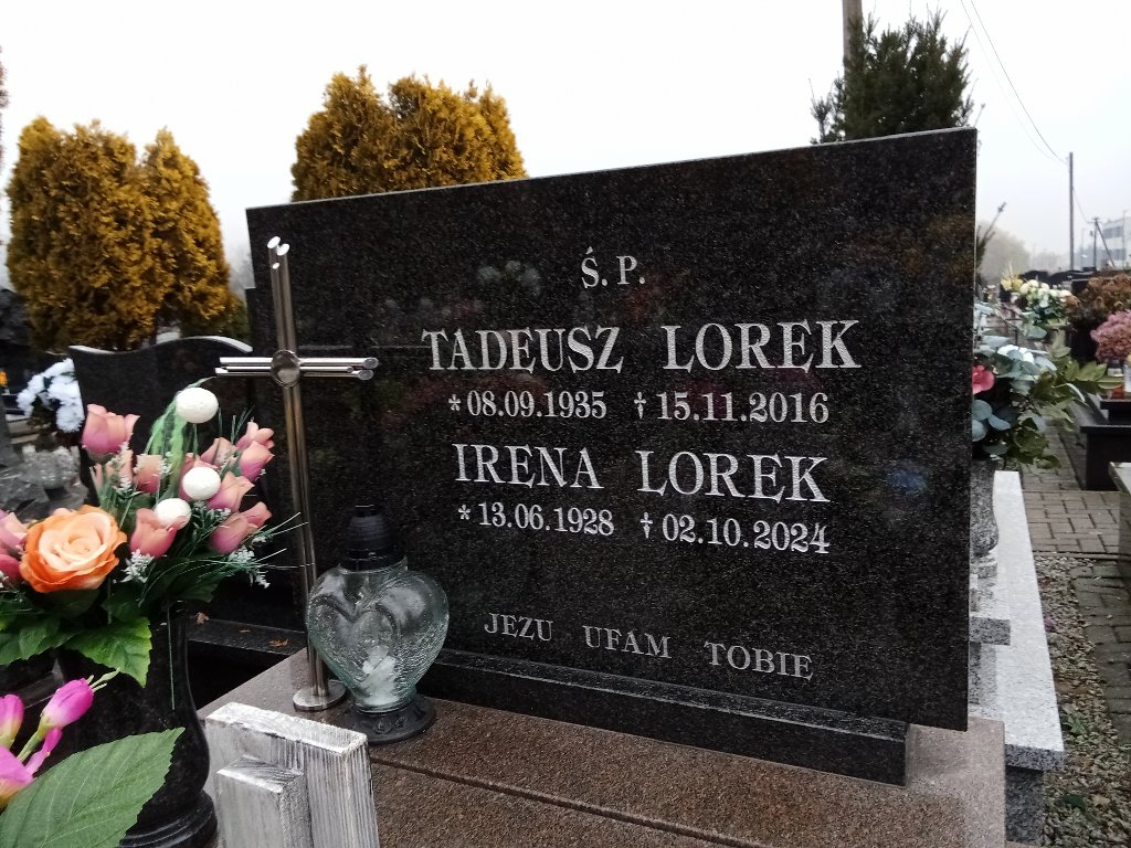 Grób Tadeusz Lorek