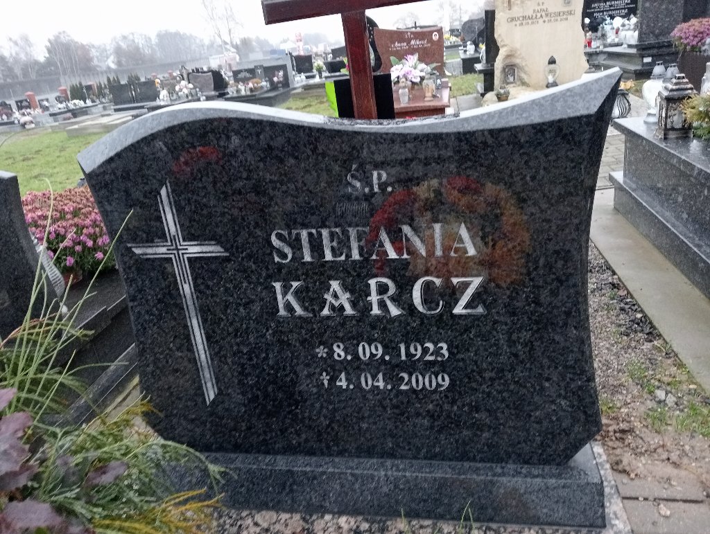 Grób Stefania Karcz